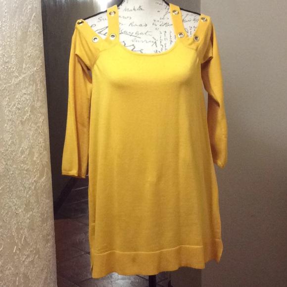 Thalia sodi yellow top spandex - Picture 2 of 7